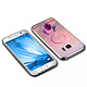 Evetane Coque Samsung Galaxy S7 Edge 360 intégrale transparente Motif Attrape rêve rose Tendance pas cher