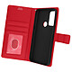 Avizar Housse pour TCL 20R 5G Aspect Grainé Clapet Portefeuille Stand Vidéo  rouge - Étui folio spécialement conçu pour votre TCL 20R 5G