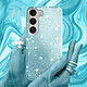 Avizar Coque Paillette pour Samsung Galaxy S23 Hybride Semi-rigide  bleu pas cher