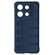 Avizar Coque pour Xiaomi Redmi Note 13 4G Antichoc Silicone Motif texturé 3D Bleu Nuit Protection antichoc avec les quatres coins renforcés pour encaisser les coups en cas de chutes