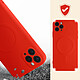 Acheter Avizar Coque Magsafe iPhone 11 Pro Max Silicone Souple Intérieur Soft-touch Mag Cover  rouge