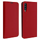 Avizar Étui Samsung Galaxy A70 Housse Folio Cuir Support Vidéo rouge - Étui Flip book cover spécialement conçu pour Samsung Galaxy A70