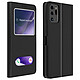 Avizar Housse Galaxy Note 20 Ultra Étui Intégral Double Fenêtre Support Vidéo noir Housse de protection spécialement conçue pour Samsung Galaxy Note 20 Ultra