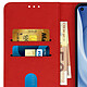 Avizar Housse Xiaomi Mi 11 Lite et 11 Lite 5G NE Portefeuille et Support vidéo - rouge pas cher