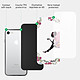 Acheter Evetane Coque iPhone 7/8/ iPhone SE 2020/ 2022 Coque Soft Touch Glossy Fée Fleurale Design