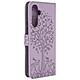 Avizar Étui Arbre et Cerf pour Samsung Galaxy A54 5G Portefeuille  Tree Cover Violet - Un étui en simili cuir violet série Tree Cover, ajoutant une esthétique distinctive tout en protégeant votre Samsung Galaxy A54 5G