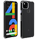 Avizar Coque Google Pixel 4A Souple et Film Verre Trempé Dureté 9H transparent Pack de protection 360° spécialement conçue pour Google Pixel 4A