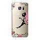 Evetane Coque Samsung Galaxy S7 360 intégrale transparente Motif Fée Fleurale Tendance Coque Samsung Galaxy S7 360 intégrale transparente Fée Fleurale Tendance