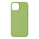 Avizar Coque iPhone 13 Silicone Semi-rigide Finition Soft-touch vert tilleul Coque de protection spécialement conçue pour iPhone 13.