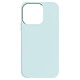 Moxie Coque pour iPhone 15 Pro Max Semi-rigide Intérieur Microfibre Bleu Pâle - Coque Bleu Glacier bi-matière de la collection BeFluo, conçue par Moxie pour votre iPhone 15 Pro Max