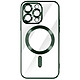 Avizar Coque MagSafe pour iPhone 14 Pro Max Silicone Protection Caméra  Contour Chromé Vert - Coque MagSafe conçue spécifiquement pour votre Apple iPhone 14 Pro Max