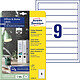 AVERY Etiquettes d'insertion C32266-10 pour dos de classeur Etiquette spécifique