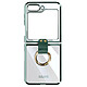 Avizar Coque anneau pour Samsung Galaxy Z Flip 5 Polycarbonate  Vert Coque anneau collection Ring Case vert, pour votre Samsung Galaxy Z Flip 5