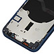 Avis Clappio Châssis Complet pour iPhone 12 Cadre central et Vitre arrière Bleu Nuit