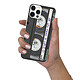 Evetane Coque iPhone 12/12 Pro silicone transparente Motif Cassette ultra resistant pas cher
