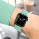 Acheter Avizar Bracelet pour Apple Watch 41mm et 40mm et 28mm Silicone Ajustable Fermoir Ardillon  Turquoise