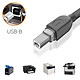 Avis LinQ Câble USB-A 2.0 vers USB-B 2.0 Transfert Rapide Connexion Stable  3m Gris