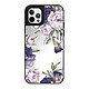 LaCoqueFrançaise Coque iPhone 12/12 Pro miroir Pivoines Violettes Design Coque iPhone 12/12 Pro miroir Pivoines Violettes Design