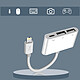 Acheter Avizar Adaptateur iPhone / iPad Lightning vers 2 USB et Lightning Charge Compact Blanc
