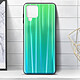 Avizar Coque Samsung Galaxy A12 Bi-matière Holographique Brillant Fine Légère Vert pas cher