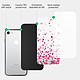 Acheter Evetane Coque iPhone 7/8/ iPhone SE 2020/ 2022 Coque Soft Touch Glossy Confettis De Coeur Design