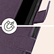 Avizar Étui pour Samsung Galaxy S23 FE Clapet Portefeuille Support Vidéo  Violet pas cher