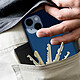 Avizar Coque pour iPhone 14 Silicone Semi-rigide Finition Soft-touch Fine  bleu pas cher
