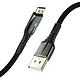 LinQ Câble USB vers micro USB pour Téléphone, Charge 5A LinQ Noir 1m Blanc Ne perdez plus une seconde avec ce câble Super Fast Charging de la marque LinQ