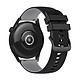 Avizar Bracelet pour Huawei Watch GT3 46mm Silicone BiColore Texturé Noir / Gris - Bracelet bi-coloré spécifiquement conçu pour pour Huawei Watch GT3 46mm