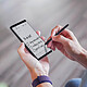Avizar Stylet Samsung Galaxy Note 9 Écran Tactile Pointe Fine Embout Souple 11cm Noir pas cher