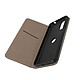 Avizar Housse pour Motorola Moto G22 Clapet Porte-carte Fonction Support Vidéo  noir - Un design en effet simili cuir avec finition surpiqûre pour allier robustesse et sobriété