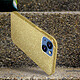 Avizar Coque iPhone 13 Paillette Amovible Silicone Semi-rigide dorée pas cher