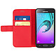 Avis Avizar Housse Etui Folio Portefeuille Rouge Samsung Galaxy J3 - Fonction Support