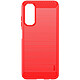 Avizar Coque pour Samsung Galaxy A05s Effet Carbone Silicone Flexible Antichoc  Rouge Coque en silicone gel flexible série Classic Carb, conçue pour votre Samsung Galaxy A05s