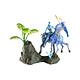 Avatar - Figurines Deluxe Medium Tsu'tey & Direhorse Figurines Avatar, modèle Deluxe Medium Tsu'tey &amp; Direhorse.