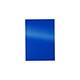 PAVO Boîte de 100 Plats de couverture Reliure Chromolux 250g Brillant A4 Bleu Couverture à relier