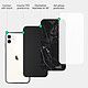 Acheter Evetane Coque iPhone 12 Mini Coque Soft Touch Glossy Marbre noir Design