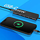 Fairplay Hub USB-C 100W  3x USB et Vidéo HDMI 4K, Design Compact - Noir pas cher