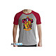 Harry Potter - T-shirt Gryffondor gris & rouge - Taille XS T-shirt Harry Potter, modèle Gryffondor gris &amp; rouge premium.