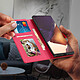 Avizar Housse Samsung Galaxy Note 20 Ultra Porte-carte Support Vidéo Dragonne rose pas cher