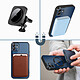 Acheter Avizar Coque MagSafe pour iPhone 12 Silicone Protection Caméra  Contour Chromé Noir