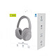 Muvit Casque Audio Sans Fil Bluetooth 5.3 POP Compatible Jack 3.5mm avec Câble USB-A Gris pas cher