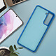 Acheter Avizar Coque Samsung Galaxy S21 Plus Silicone Souple Soft Touch Compatible QI Bleu