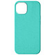 Avizar Coque pour iPhone 15 Silicone gel Anti-traces Compatible QI 100% Recyclable  Turquoise - Une coque en silicone gel turquoise série Classic Case Bio, conçue spécifiquement pour votre iPhone 15