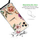 Avis LaCoqueFrançaise Coque cordon iPhone 11 Pro noir Dessin Amour en fleurs