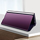 Avis Avizar Housse pour Samsung Galaxy Z Fold 3 Clapet Translucide Design Miroir Support Vidéo Violet