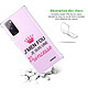 Avis Evetane Coque Samsung Galaxy S20 FE anti-choc souple angles renforcés transparente Motif Je suis une princesse