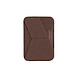 Decoded Compatible avec le MagSafe Card/Stand Sleeve Marron Porte-carte/support MagSafe pour iPhone 12 et iPhone 13
