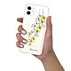 LaCoqueFrançaise Coque iPhone 11 silicone transparente Motif Fleurs Cerisiers ultra resistant pas cher