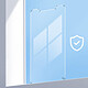 Force Glass Verre Trempé pour iPhone XS Max et 11 Pro Max Anti-lumière bleue Garantie à vie pas cher
